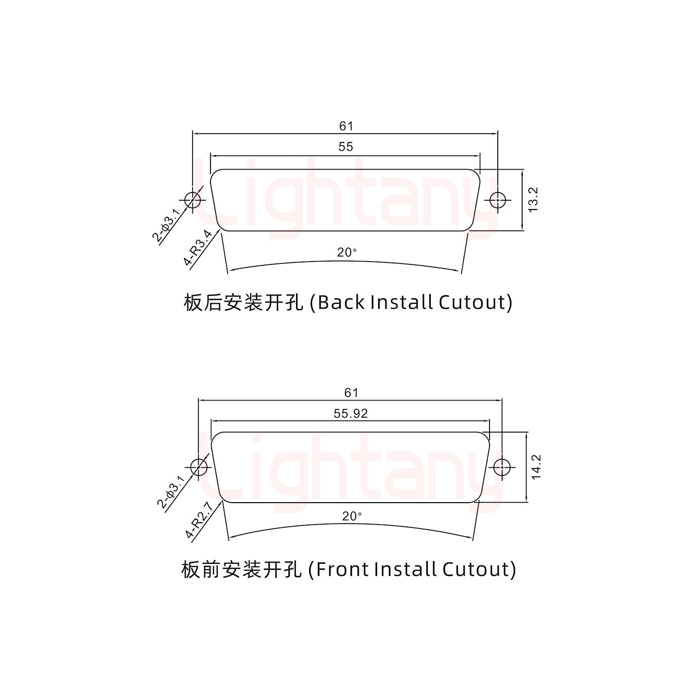 24W7公短體焊線/配螺絲螺母/大電流10A