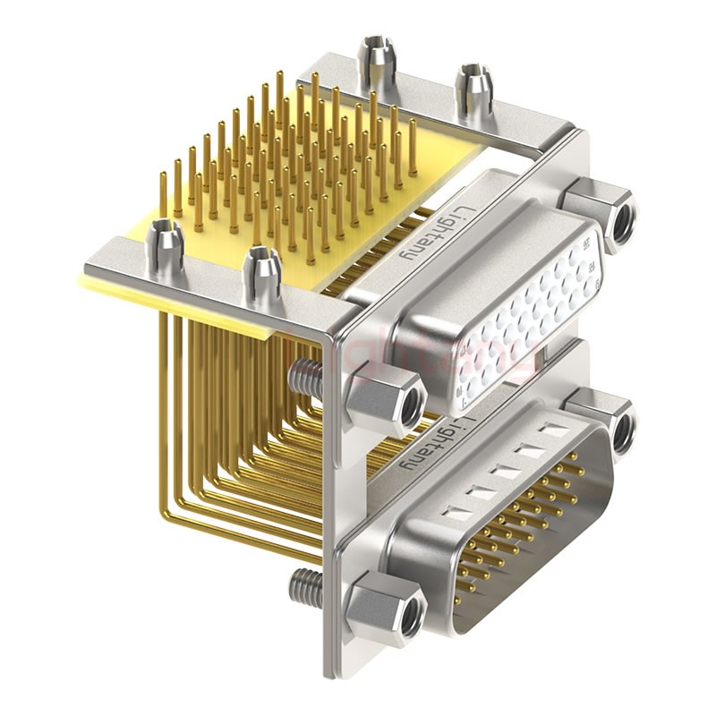 HDR26 上公下母間距19.05車針雙胞胎 D-SUB連接器