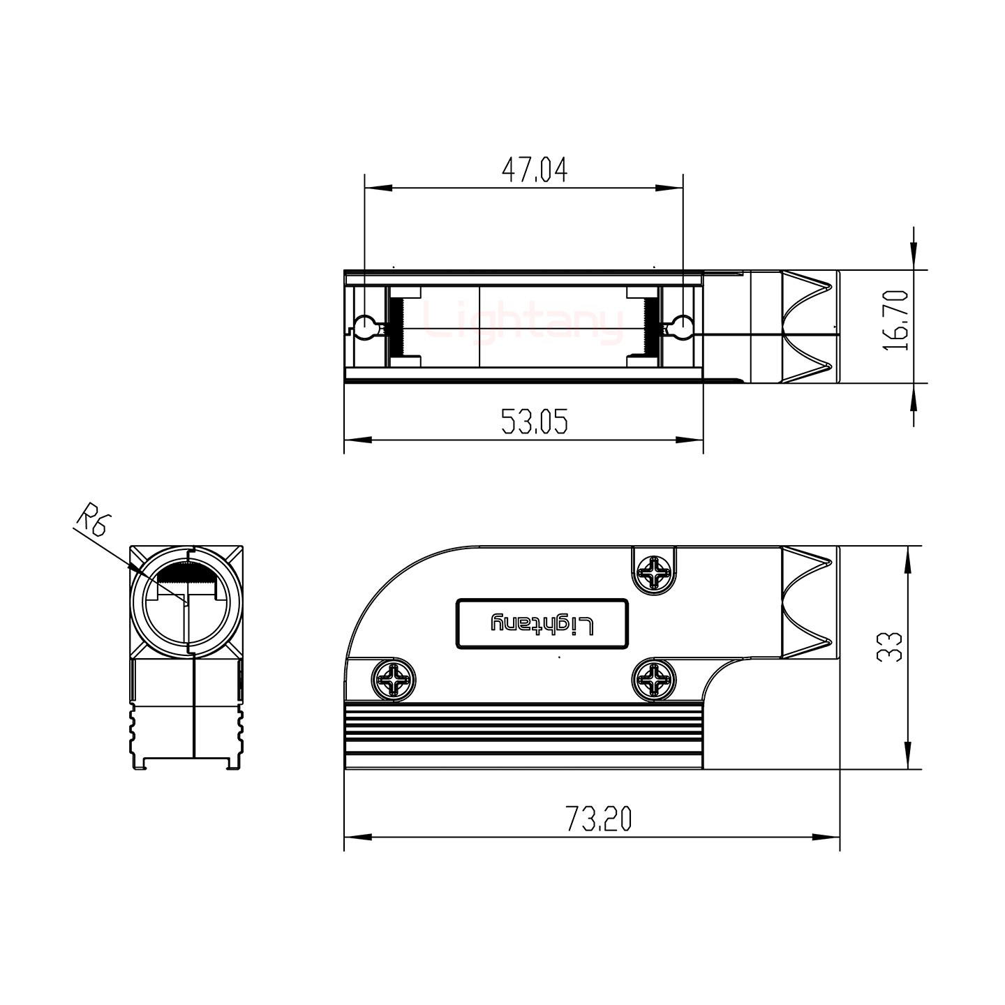 17W2公焊線式75歐姆+25P金屬外殼1015彎出線4~12mm