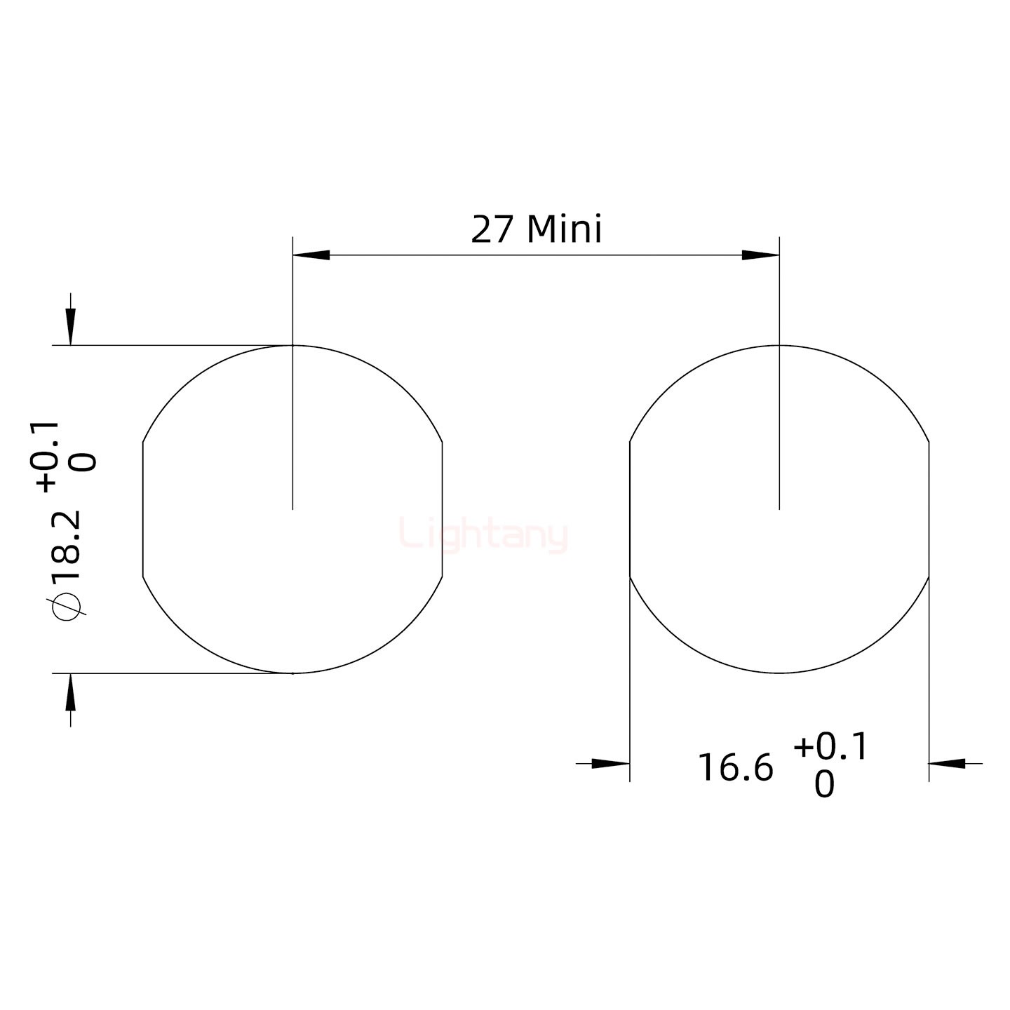 ECG.3B.008.CLL雙螺母插座 焊線