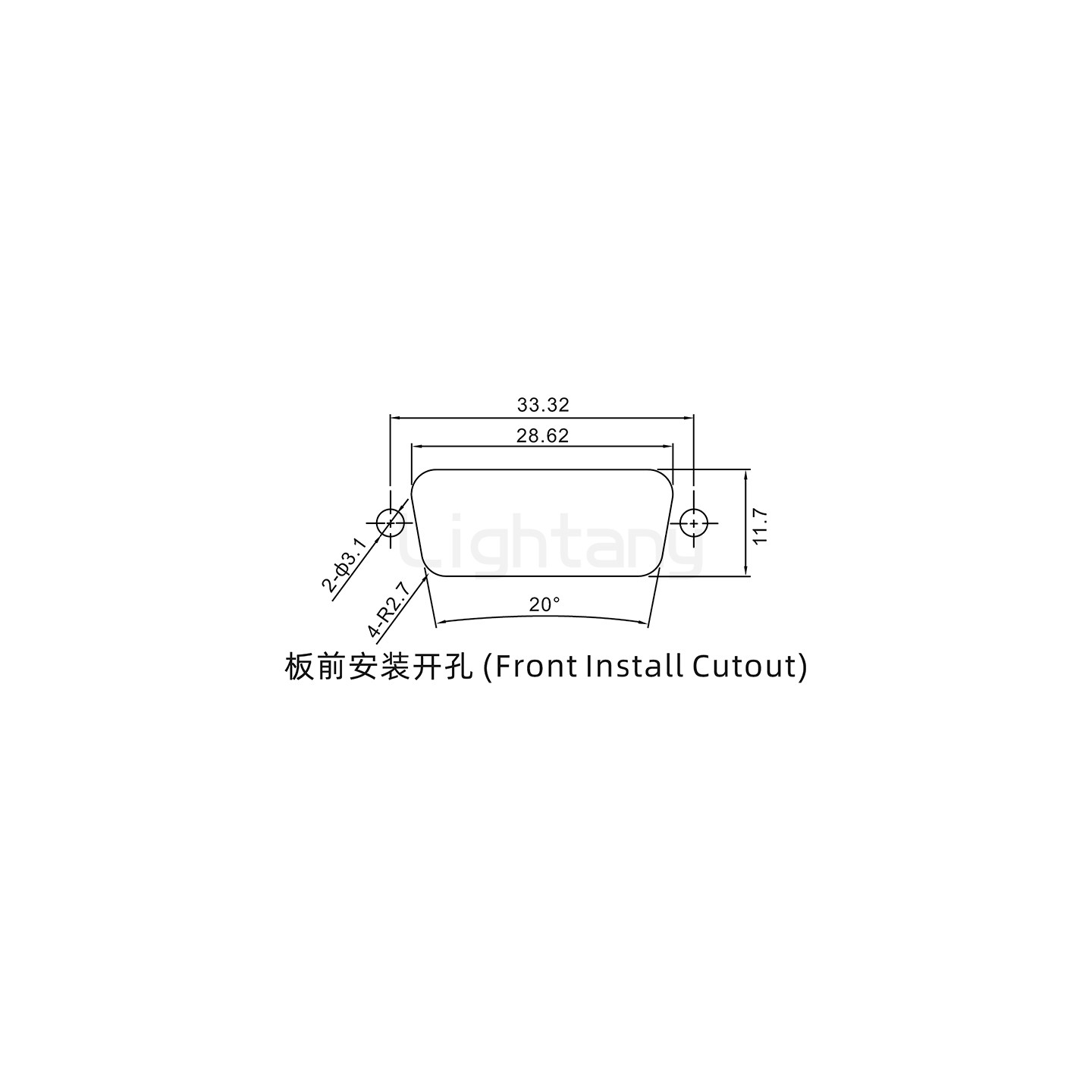 防水3V3公焊線式/鎖螺絲/大電流40A