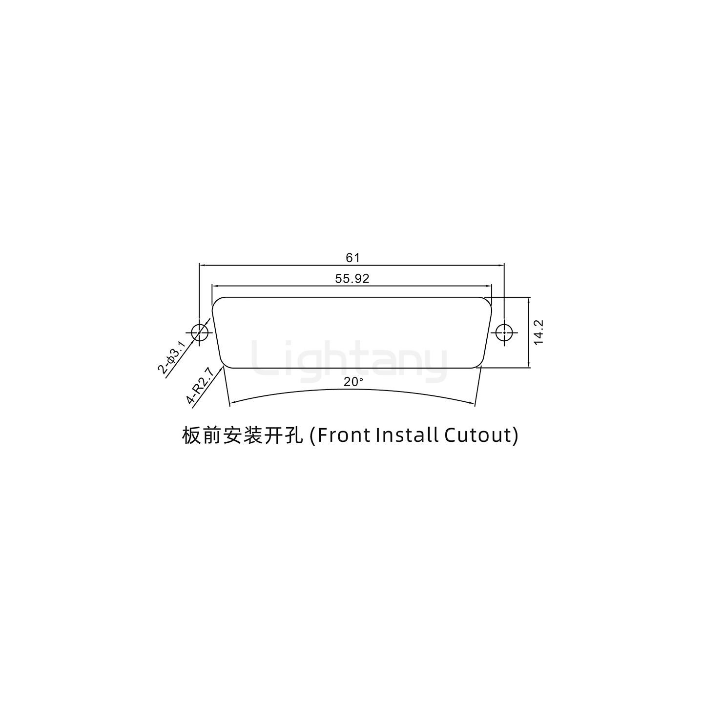 防水36W4母焊線式/鎖螺絲/大電流40A