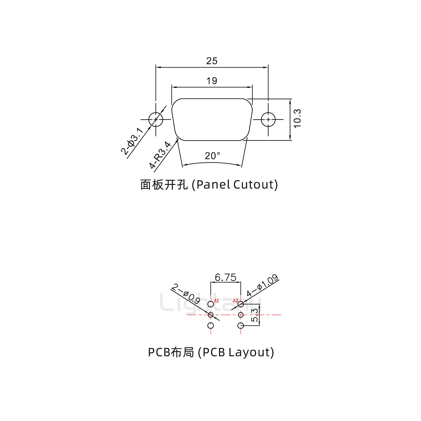 防水2W2公直插板/鎖螺絲/射頻同軸50歐姆