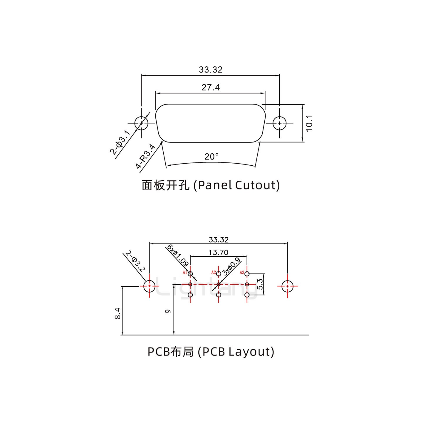 防水3W3公彎插板/鉚支架/鎖螺絲/射頻同軸50歐姆