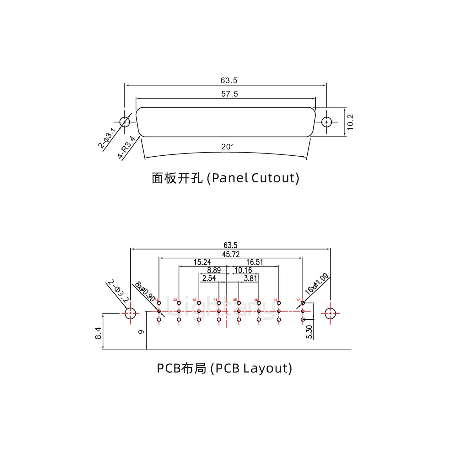 防水8W8公彎插板/鉚支架/鎖螺絲/射頻同軸50歐姆