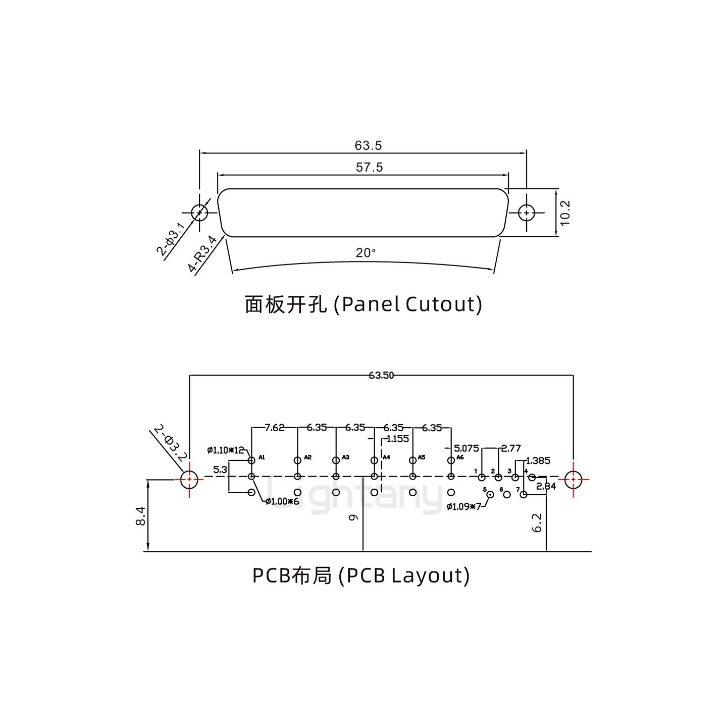 防水13W6B公彎插板/鉚支架/鎖螺絲/射頻同軸50歐姆