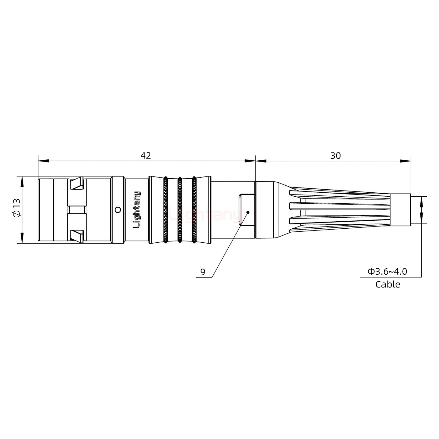 FGG.1K.005.CLAC40Z推拉自鎖帶護套直式插頭