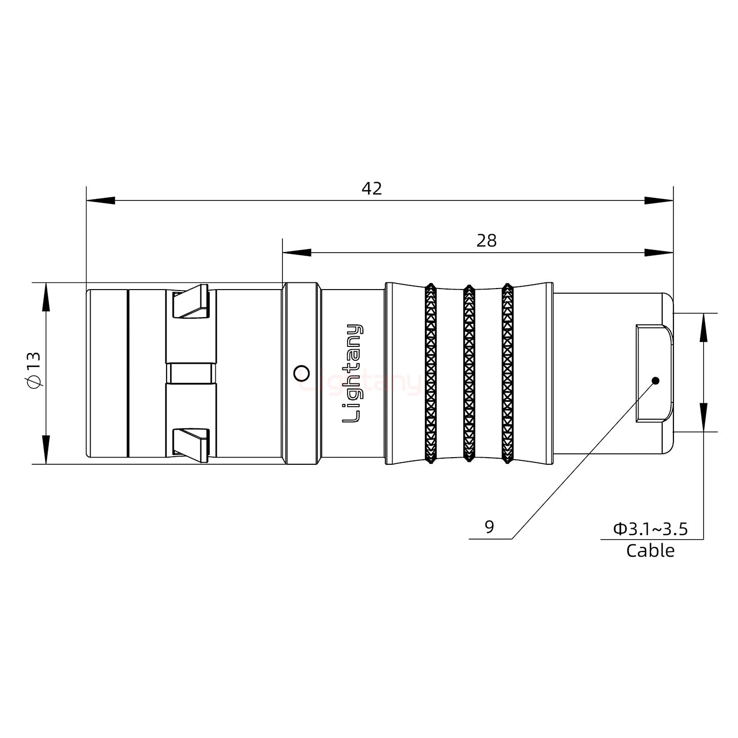 FGG.1K.002.CLAC35Z推拉自鎖帶護套直式插頭