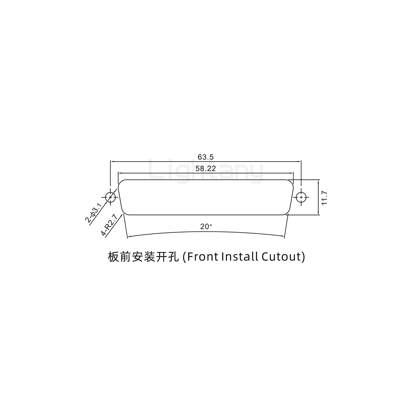 27W2公焊線式/鎖螺絲螺母+防水墊片/大電流40A