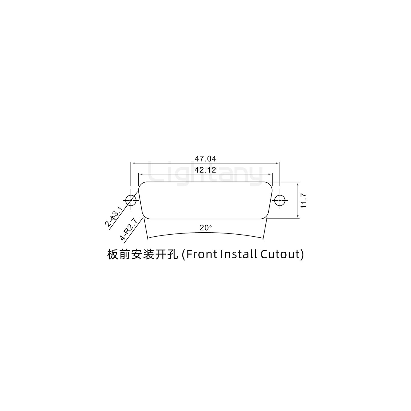 21W1公焊線式/鎖螺絲螺母+防水墊片/大電流40A