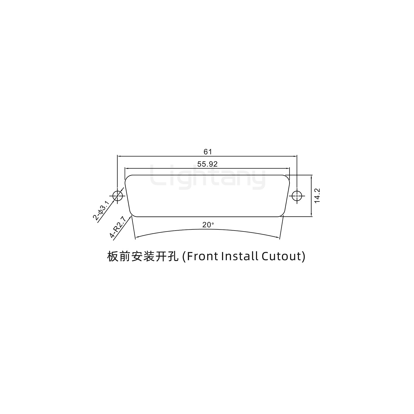 36W4母焊線式/鎖螺絲螺母+防水墊片/大電流40A