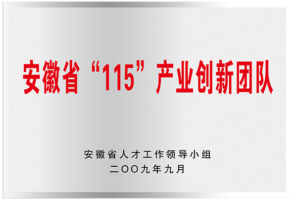 安徽省“115”產業(yè)創(chuàng)新團隊